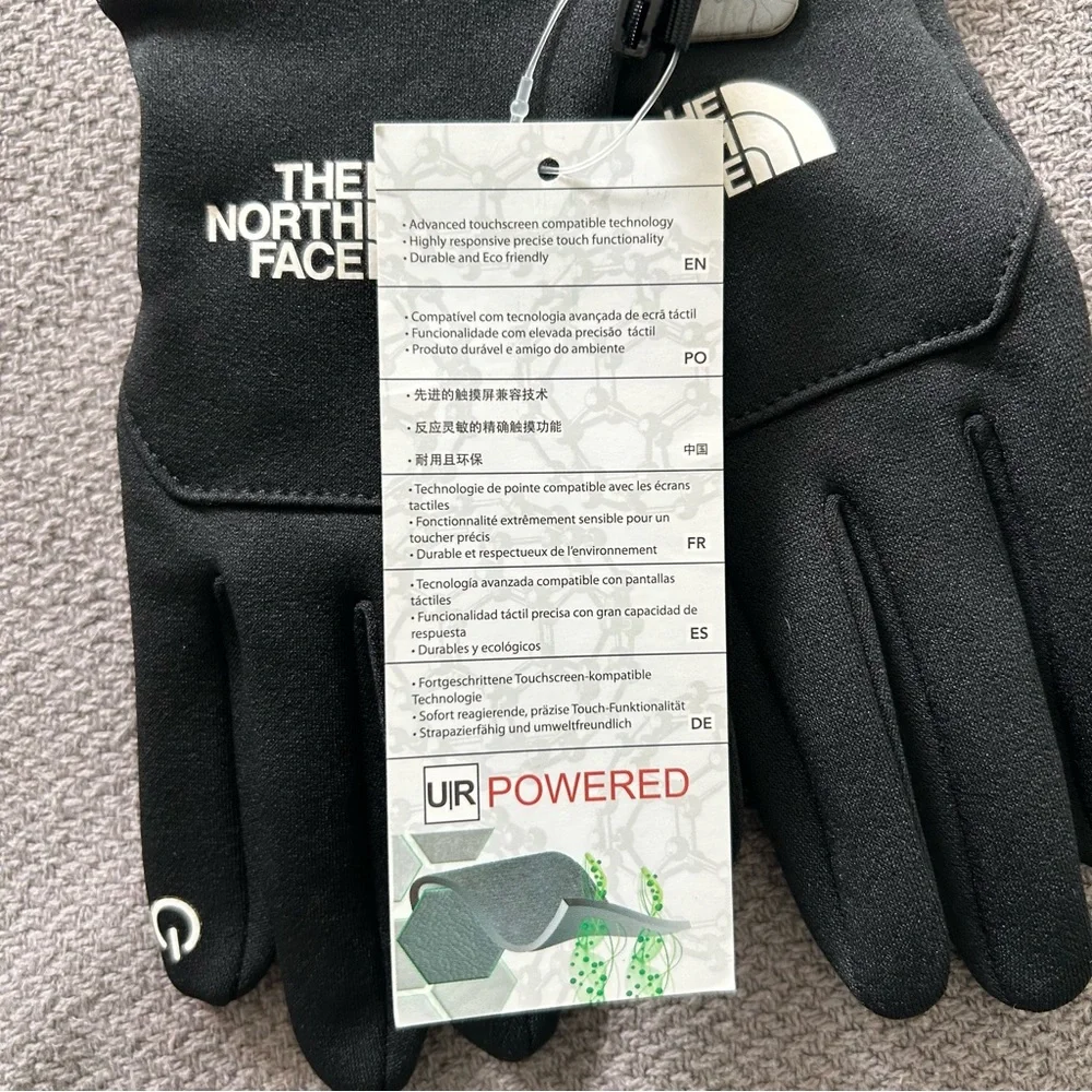 The North Face Women's Etip Recycled Gloves Black Small NWT Winter Ski Outdoor